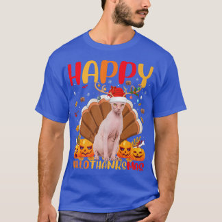 Funny Sphyn Cat Lover Lycklig Sphyn Cat HelloTackM T Shirt