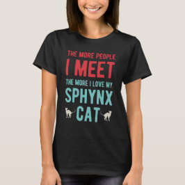 Funny Sphynx Cat T Shirt