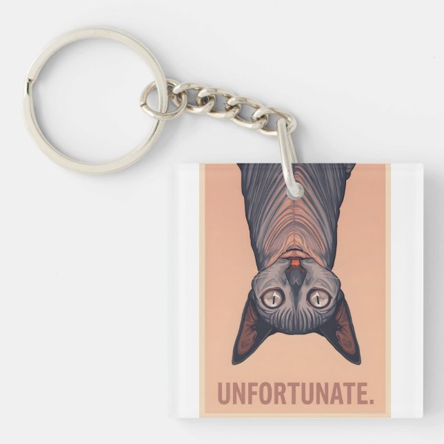 Funny Sphynx Cat Unfortunate Meme Art - Sarcastic  (Framsidan)
