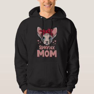 Funny Sphynx Kitten Mamma Women Sphynx Mamma Sphyn Hoodie