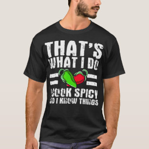Funny Spicy Cooking Sayed Chili Cook  T Shirt