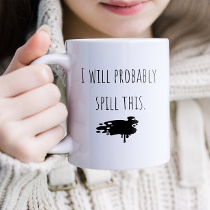 Funny Spill den här kaffe Mugg