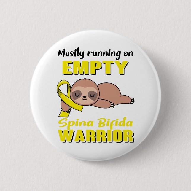 Funny Spina Bifida Awareness Gifts Knapp (Framsida)