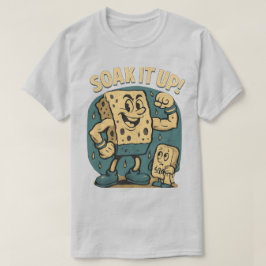 Funny Sponge Tecknad T Shirt
