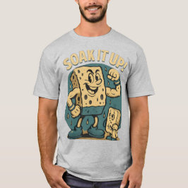 Funny Sponge Tecknad T Shirt