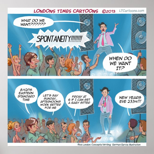 Funny Spontaneity Coach Poster (Framsidan)