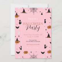 Funny Spooky Halloween Rosa Design