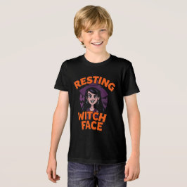 Funny Spooky Halloween Shirt -"Resting Witch Ansik T Shirt