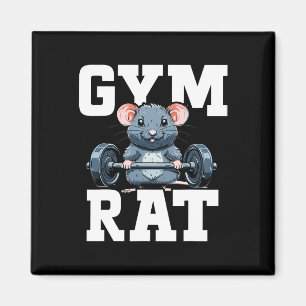 Funny Sport Gym Råtta Fitness Bodybuilding Magnet