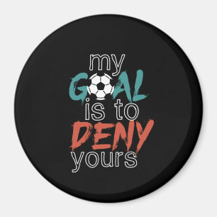 Funny sportfotbollsspelarens offertinnehavare magnet