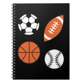 Funny Sports Boll Anteckningsbok