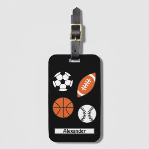 Funny Sports Boll Bagagebricka