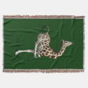 Funny Sporty Giraffe Filt