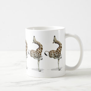 Funny Sporty Giraffe Kaffemugg
