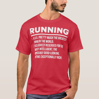 Funny Springer för Marathon-definitionspresentatio T Shirt