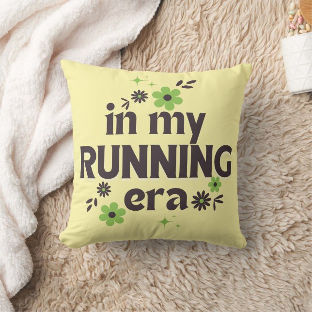 Funny Springer Gift, Marathon Motivational Decor Kudde (Filt)