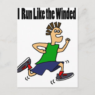 Funny Springer Tecknad Vykort