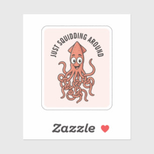 Funny Squid Klistermärken
