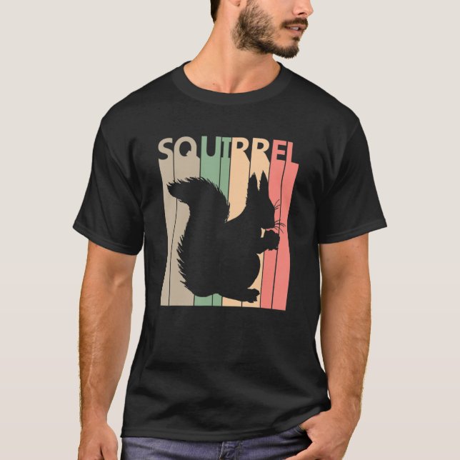 Funny Squirrel Costume T Shirt (Framsida)