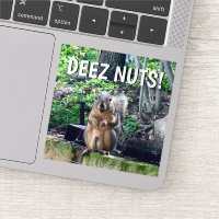 Funny Squirrel Deez Nöt Vuxen humor bärbar dator