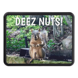 Funny Squirrel Deez Nöt Vuxen humor Dragkroksskydd