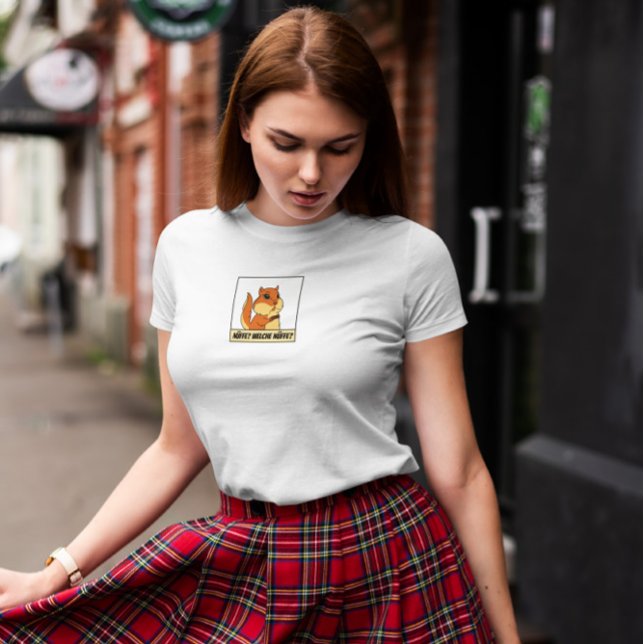 Funny Squirrel German T Shirt (Skapare uppladdad)