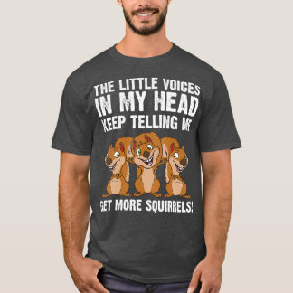 Funny Squirrel Gift För manar Women Chipmunk Pet T Shirt