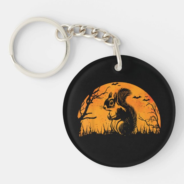 Funny Squirrel Halloween Silhouette Spooky Squirre (Framsidan)