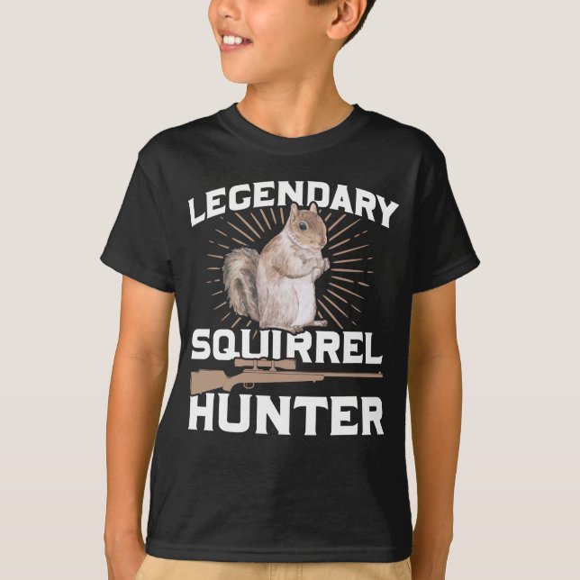 Funny Squirrel Hunting Quote Forent Animal Hunter T Shirt (Framsida)