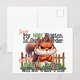 Funny Squirrel Vykort