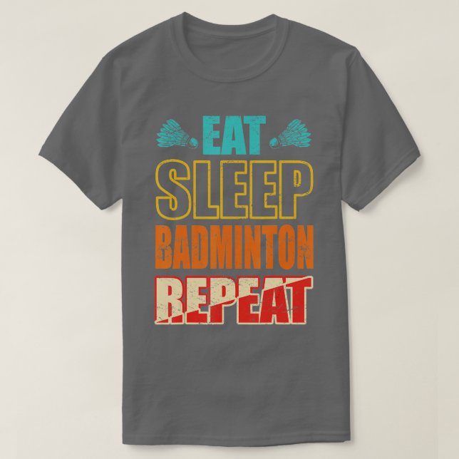 Funny Ssov Badminton T Shirt (Design framsida)