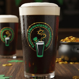 Funny St Paddys Certified Shenanigans Coordinator Glaskopp