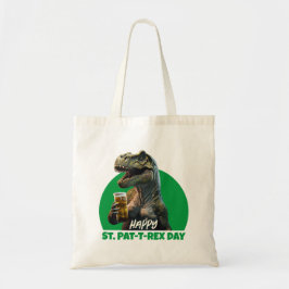 Funny St. Pat-T-Rex Firande Beer-Loving Dino Tygkasse