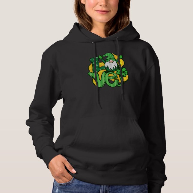 Funny St Patrick S Day 2022 Gnome Kärlek T Shirt (Framsida)