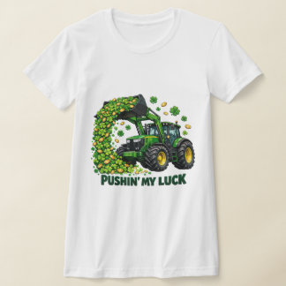 Funny St. Patrick's Day funny Tractor T Shirt