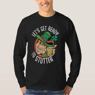 Funny St patrick's day Gnome gör att du kan få Red T Shirt