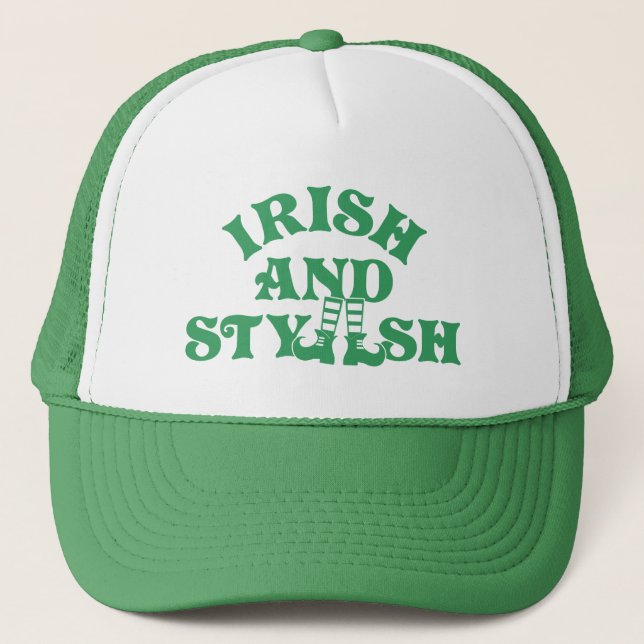 Funny St patricks day Irish and Snyggt Group Keps (Framsida)