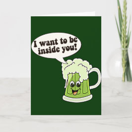 Funny St patricks day Irish Kort