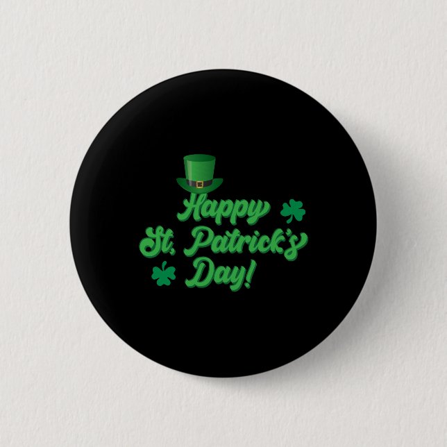 Funny St patricks day Leprechaun Party gift Paddy Knapp (Framsida)