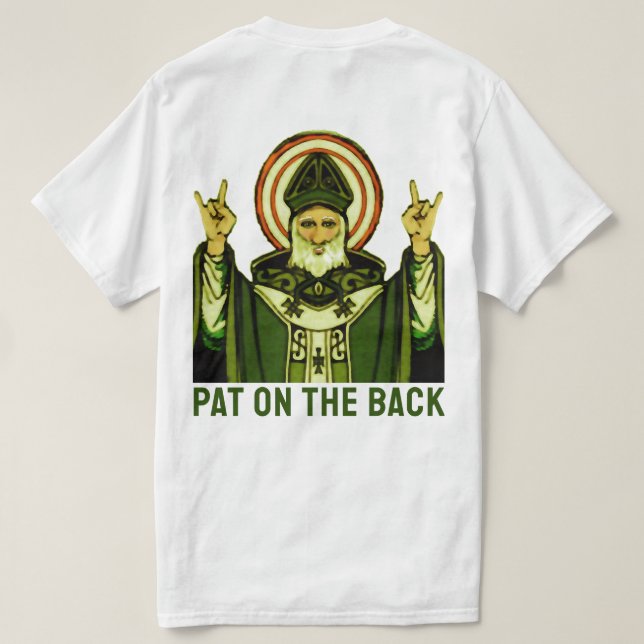 Funny St patrick's day T Shirt (Design baksida)
