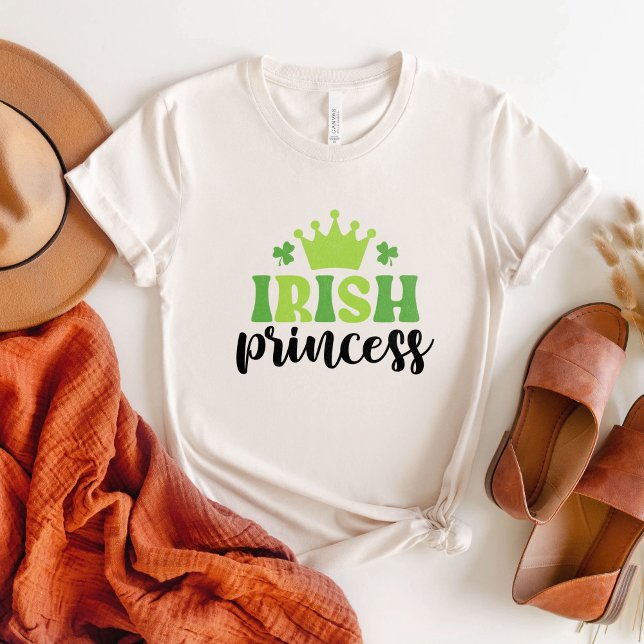 Funny St patricks day T Shirt Irish Princess (Skapare uppladdad)