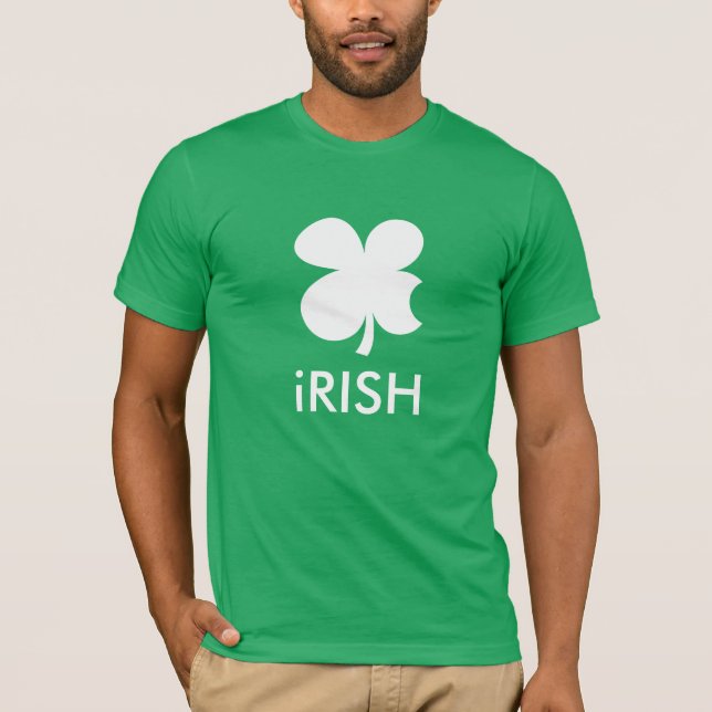Funny St patrick's day T-shirt | Parody logotyp fö (Framsida)