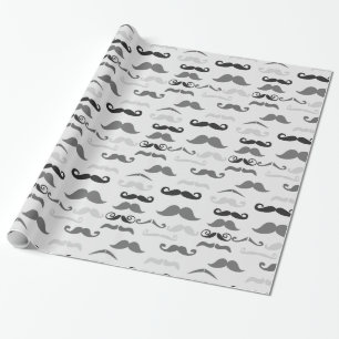 Funny Stache Presentpapper