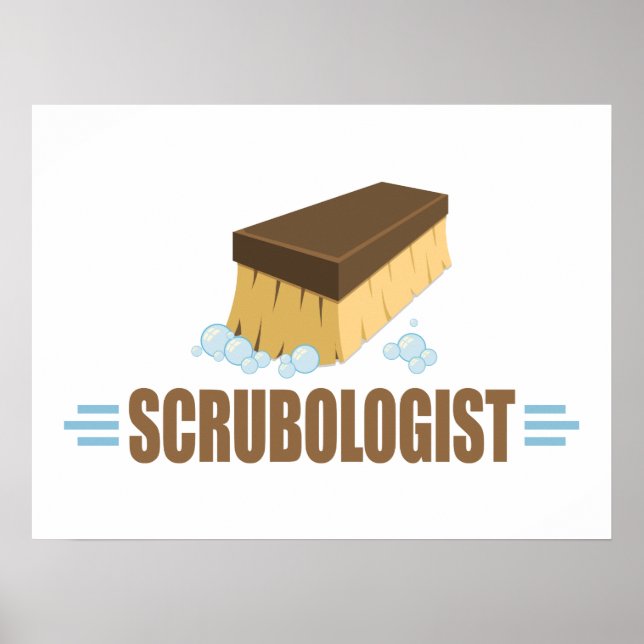 Funny Städning Poster (Framsidan)