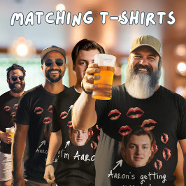 Funny Stag gör att Bachelor Party Groom kan använd T Shirt