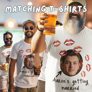 Funny Stag gör att Bachelor Party Groom kan använd T Shirt