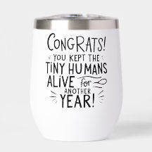 Funny Stainless Steel Vin Kopp - Varaktig resa