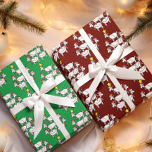 Funny Staplad Santa Goats