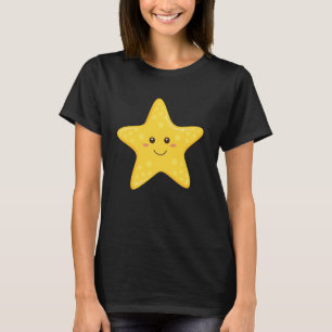 Funny Starfish Lycklig Star for Children Småbarn T Shirt