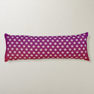 Funny Stars Mönster transparent + din idé Kroppskudde